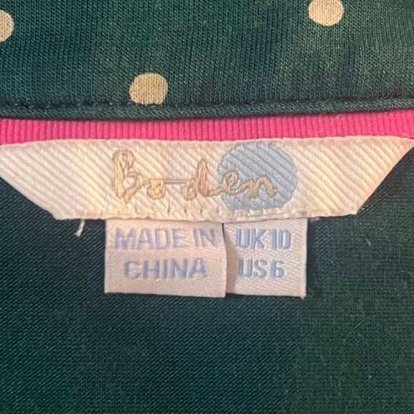 Boden | Nadine Top | Green Confetti | Women’s Size US 6 - Picture 8 of 10